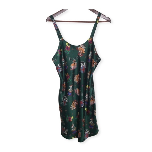 Vintage 90’s Looney Tunes Christmas Slip Dress Size Medium. - Picture 1 of 10